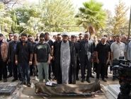 مراسم خاکسپاری سعید مظفری‌ برگزار شد