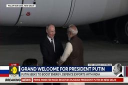 ورود پوتین به دهلی نو