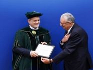 پزشکیان در قزاقستان نشان علمی دریافت کرد+فیلم
