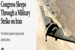 کنگره در مورد حمله  نظامی به ایران خواب است