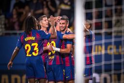 خلاصه دیدار بارسلونا و ختافه 