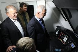 افتتاح فاز اول خط ۲ قطار شهری کرج با حضور وزیر کشور