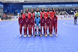 توقف زنان فوتسال ایران برابر ژاپن
