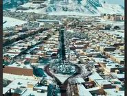 جلوه سپیدِ زمستان در تفت؛ هوایی که عطر آرامش دارد [ویدیو]