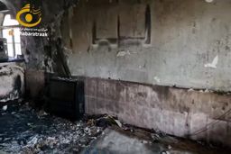 خانه‌ای در خراسان طعمه آتش شد