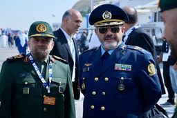 حضور وزیر دفاع ایران در نمایشگاه هوایی دبی ۲۰۲۵
