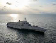 نخستین پرتاب پهپاد تهاجمی آمریکا از دریا
